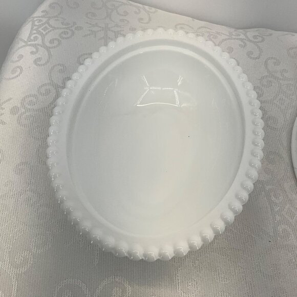 Indiana Hen on Nest Milk Glass Nesting Bowl Vintage - Picture 9 of 9